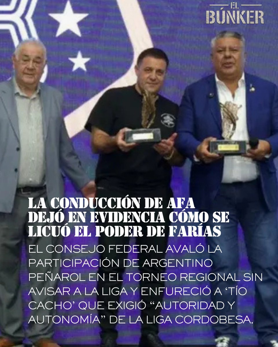 ¿Acaso es el principio del fin de la casta dirigencial que rigió al fútbol de Córdoba en los últimos 40 años?