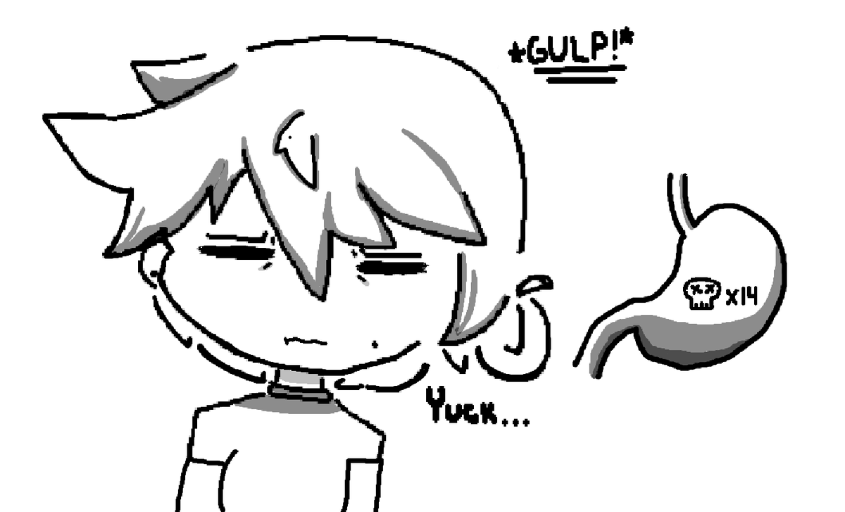 FEIVEXX's tweet photo. Trying to get a little but of practice in, don't be harsh i am only working with paint on PC and a mouse #giantess #vore #drawing https://t.co/24o1KjDwkO