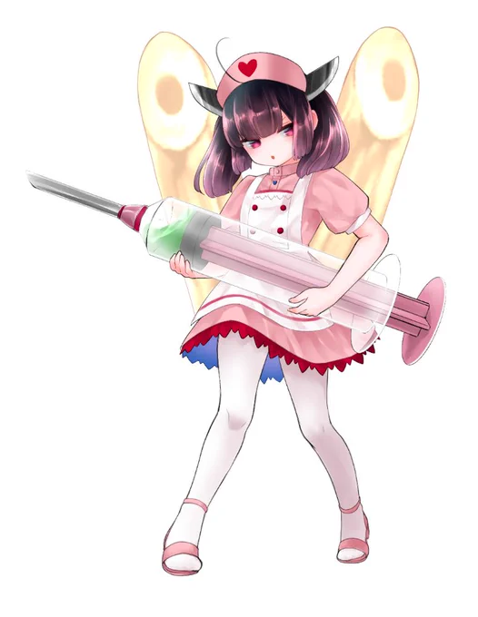 きりたんに注射されたい人はどうぞこちらに(〃'▽'〃) #看護の日