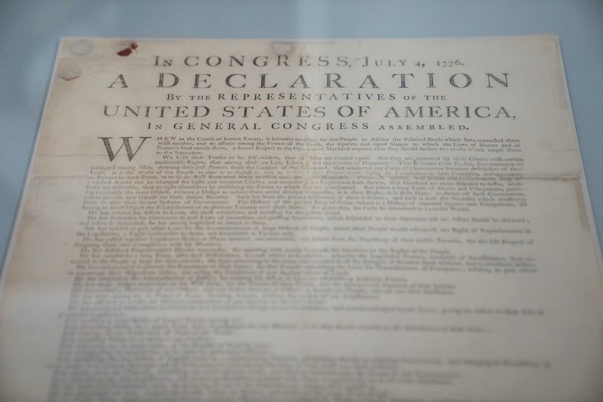 AIngemarson's tweet photo. We need more justices like Justice Gorsuch: "Think of the Declaration of Independence as the nation’s report card. How well do we live up to it?" -- How Imperfect People Form a More Perfect Union by Neil Gorsuch https://t.co/a8ssP07NDh via @WSJopinion https://t.co/j2i4sfunRD