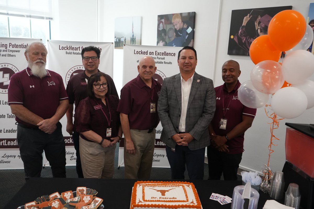 LockhartISD's tweet photo. This evening, we celebrated our Superintendent, Dr. Estrada, as he graduated from THE University of Texas at Austin with his PhD. 🤘🧡

Dr. Estrada leads our district with vision, heart, and an unwavering commitment to excellence. His dedication to lifelong learning and to the students, staff, and families of Lockhart ISD continues to inspire us all.

We are incredibly proud of his hard work, perseverance, and leadership, and we can’t wait to see the continued impact he will make on our district and community. Congratulations, Dr. Estrada! 🎓🦁

Special shoutout to Benji Estrada for helping capture special moments like these! 📸❤

#LISDWeAreHere #LockedOnExcellence #LegacyOfExcellence