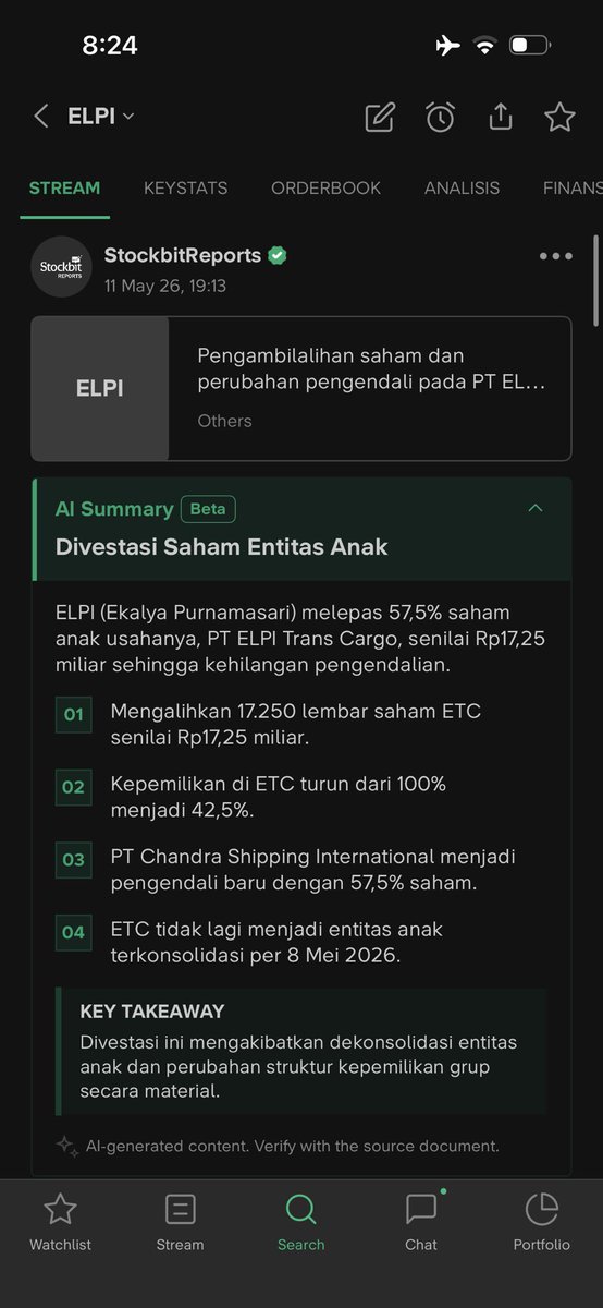Stockbit tweet media