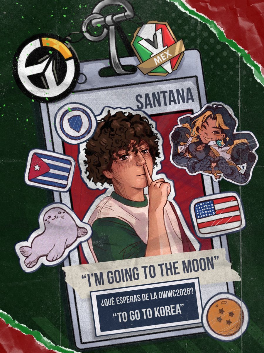 OWWCMexico's tweet photo. ¡Denle la bienvenida a @santanrah! 
🇲🇽🇺🇸🇨🇺

Increíble tanque que nos llevará a la victoria💪 

#OWWC2026 | #OWaLaMexicana https://t.co/cH2qFQEDFR