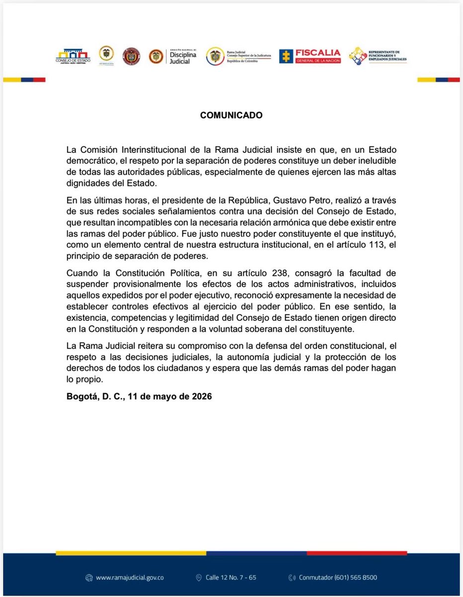 Consejo de Estado tweet media