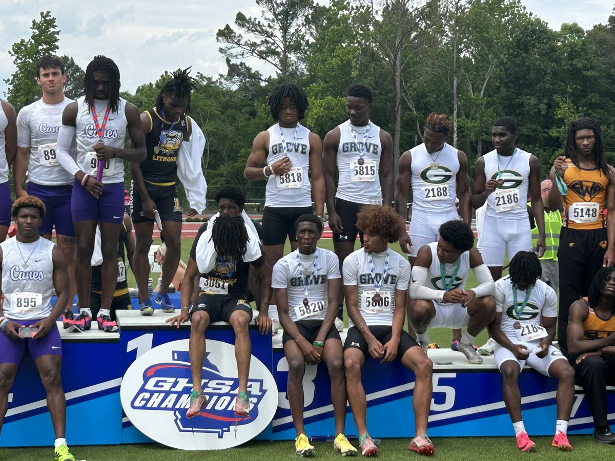 TheGrove_Track's tweet photo. Congratulations to our boys 4x100 relay team placing 3rd at the state track meet at UGA today..
#compete https://t.co/0K2m5RoK5H