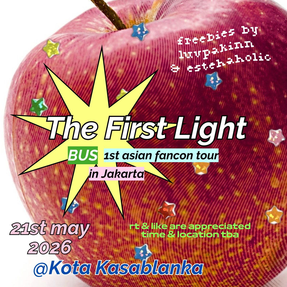 luvpakinn's tweet photo. #BUS_THEFIRSTLIGHTinJakarta freebies ᯓ★
by @luvpakinn &amp; @estehaholic

꒰ ꒱ handfan thainex / peemphu  (1 ea)
꒰ ꒱ pin button (1 ea)

✶ rt &amp; like are appreciated
✶ find us at the venue and say hi to us !
✶ please do tag us if you get one >_<

see you beus ⭑.ᐟ https://t.co/aYAZnag8D5