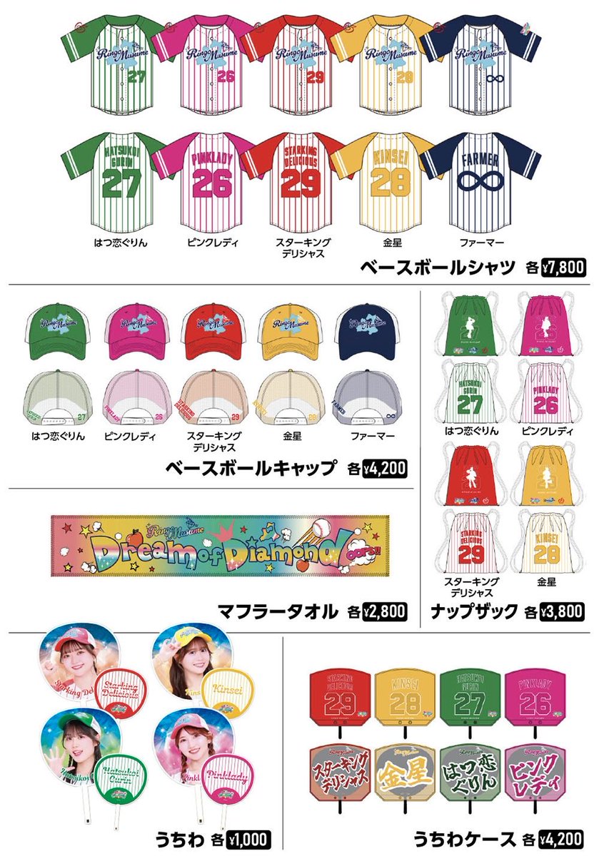 haruka0516_RM's tweet photo. グッズ情報📢
5/16当日のオフィシャル物販は豊富なラインナップでお届けします🛒
注目はお手頃価格のペンライトとレプリカチケット🎫ぜひ会場を彩いながら、来場記念グッズも手に入れてください🙇‍♀️
https://t.co/3xYn1hs0AS
#りんご娘 #りんご娘はるか夢スタジアム10000人ライブ https://t.co/kdvjQVveJ6