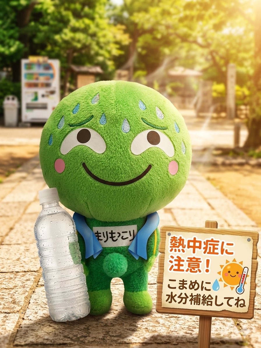 Gemini に作ってもらった。 急に暑くなったので、熱中症にご注意を