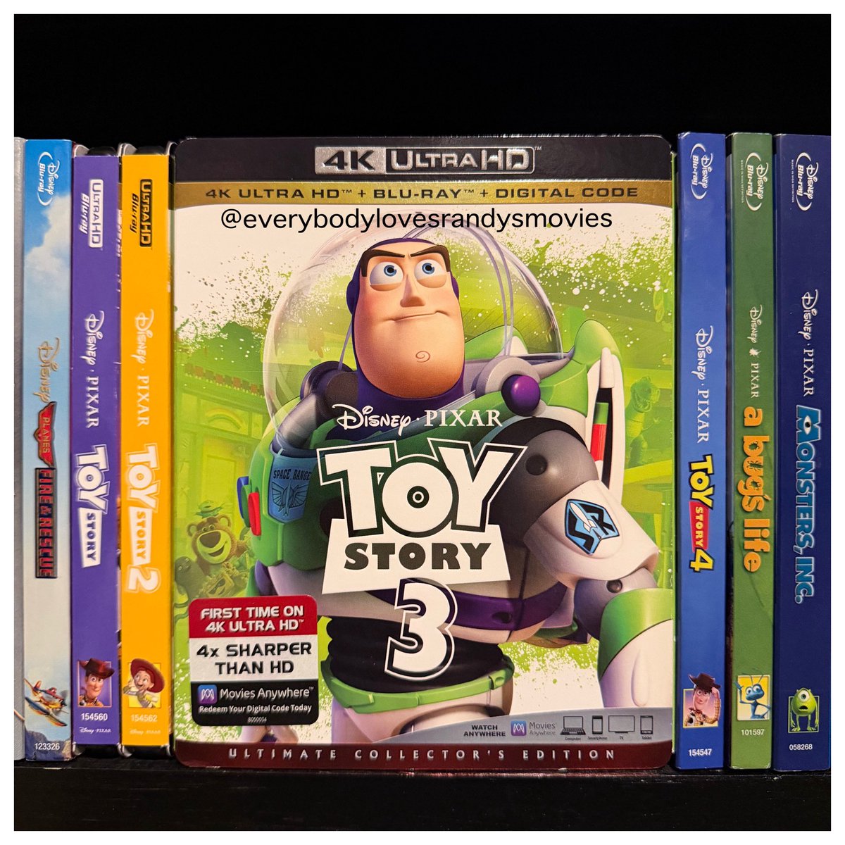 RandysMovies's tweet photo. Movie: #ToyStory3 (2010)

Starring: #TomHanks #TimAllen #JoanCusack #NedBeatty #JohnMorris #DonRickles #BlakeClark #WallaceShawn #JohnRatzenberger #EstelleHarris #MichaelKeaton #JodiBenson #TimothyDalton #KristenShaal #BonnieHunt 

Directed By: #LeeUnkrich

#4kBluRay 
#MovieNerd 
#MovieCollector
#4kBluRayCollection 
#MovieCollection 
#MovieBuff
#Disney
#Pixar
#ToyStory
#PhysicalMedia
#FilmTwitter
