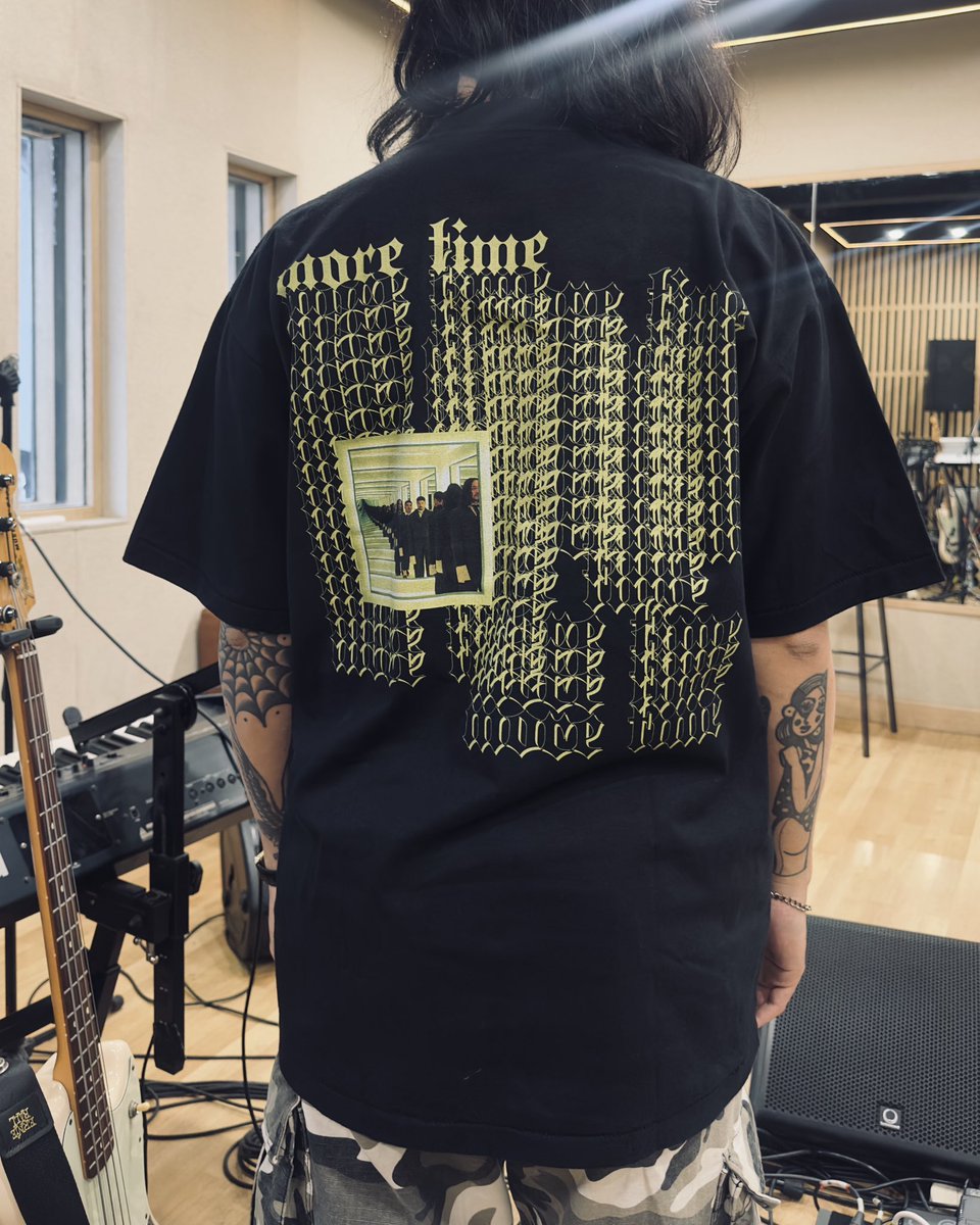 elephantkind's tweet photo. More Time Exclusive Merch is now available on our official store. Featuring 3 new T-shirts, 1 poster, and sticker packs. 

We’ll also have a small number of More Time lyric sheets, free with every purchase while stocks last https://t.co/cONZiQwBON https://t.co/Qw97n2GnPS