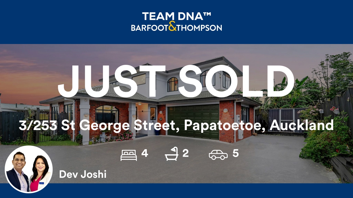 DevJoshiNZ's tweet photo. 🛌 4 🛀 2 🚘 5
📍 3/253 St George Street, Papatoetoe, Auckland

Our Latest Top-Performing Sale!

Ready to make your next move?
As trusted #1 choice, TEAM DNA is here to guide you.
Let’s get started! 📞 0224193400 / 0225889878

#TEAMDNA...
https://t.co/ciokbSD1Xp https://t.co/DOvKqXw71S