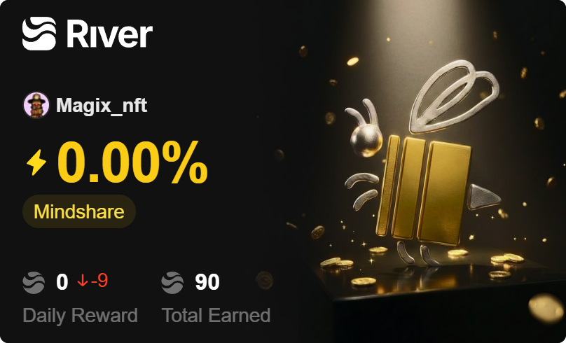 Magix_nft's tweet photo. Boosting my mindshare and earning rewards on @River4Fun ⚡️ https://t.co/RGRJKjfYFH