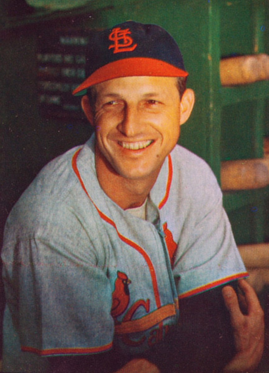 URDailyHistory's tweet photo. 13 May 1958: #Baseball great Stan #Musial becomes only the eight Major League Baseball player to reach 3,000 hits. The hit came in the sixth inning against the #Chicago Cubs. The hit comes as a pinch-hit RBI double at #Wrigley Field. #History #MLB #OTD #ad https://t.co/xv2ksuVJA5 https://t.co/mWNbKbdzRw