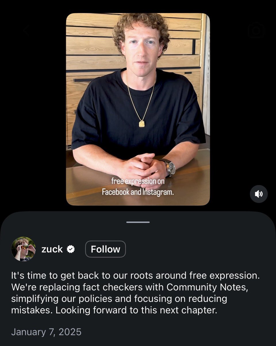 JamesRehwald's tweet photo. Ever since January 2025 when Zuckerberg/Meta pivoted to woo the Trump admin and allow more right-wing content, antisemitic content effectively filled the void that US-Israeli censorship of pro-Palestine content left behind.

Much of the anti-Zionist content recommended on my IG Reels and Explore feeds suddenly got replaced with N@zi / Christian Nationalist / antisemitic slop.