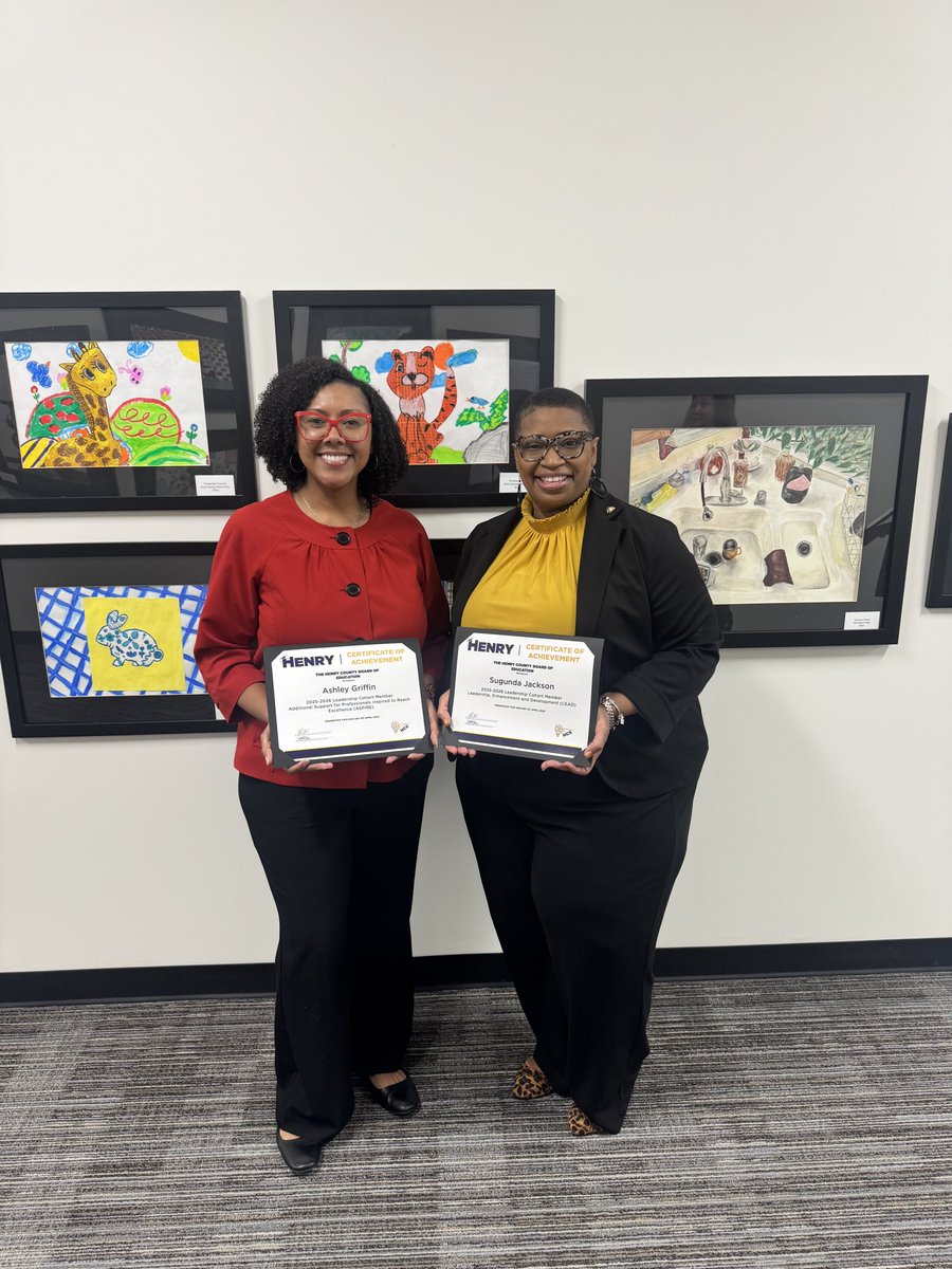 QuaviousWright's tweet photo. So proud of these two!!!! Completion of the 25-26 ASPIRE and LEAD cohorts! Amazing job ladies!!!!! @AshleyG_BCE @SJacksonEDU2 
@BCE_HCS https://t.co/yCI6KTc14x