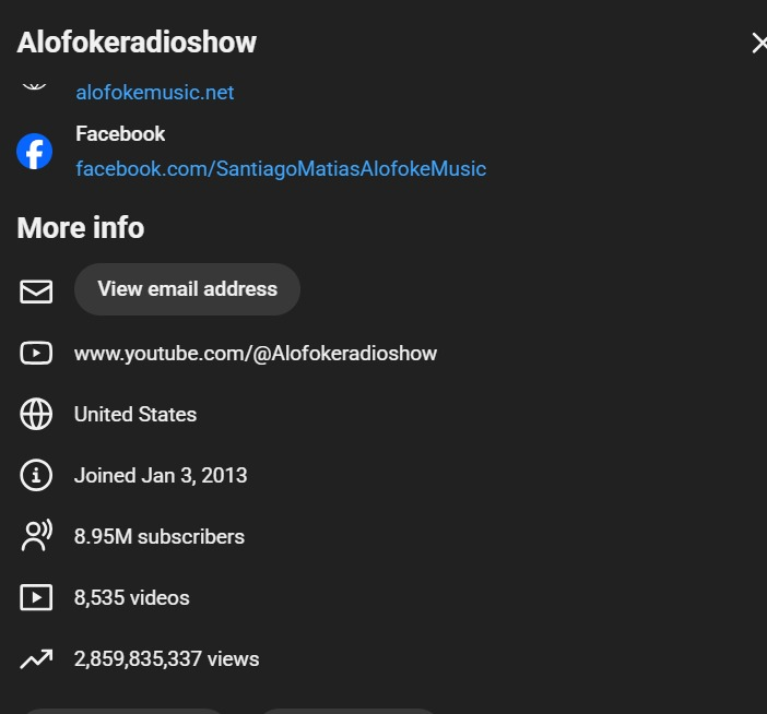 Asdtroller's tweet photo. @elchinchorrord por que e que utede creen que porque no hay 1 millon conectao es que no tiene audiencia? ahi ta la diferencia de billones de views entre el y alofoke. Descansen ya https://t.co/DED9J4Ke9K