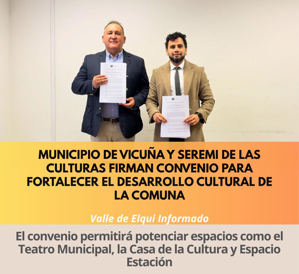 ValledeElquiInf's tweet photo. Lee la nota 👇
https://t.co/Qor49PceuO

#Vicuña #Elqui #ValleDeElqui #Cultura #Convenio https://t.co/OCInaidD9f