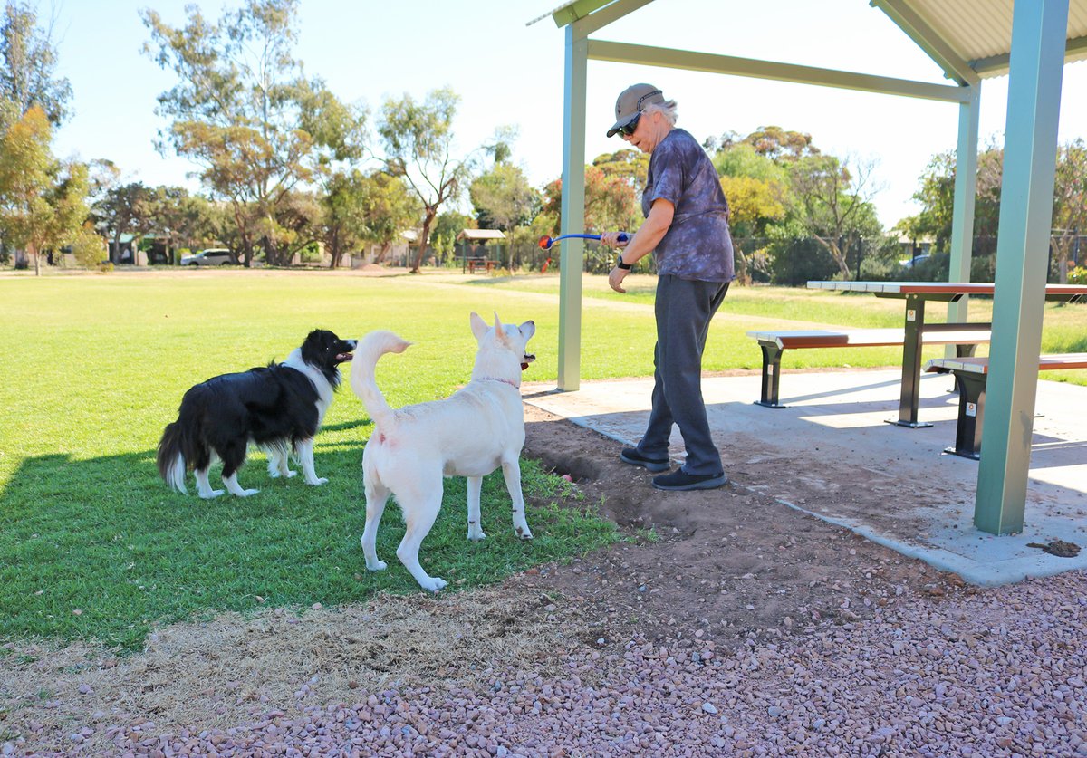 PPRCSA's tweet photo. ⚠️Update: Drinking Fountains at Port Pirie Dog Park 
We are pleased to report that the drinking fountains at Frank Green Park have been repaired and are now available for use.
Thank you for your understanding. https://t.co/OidYM0eoXx