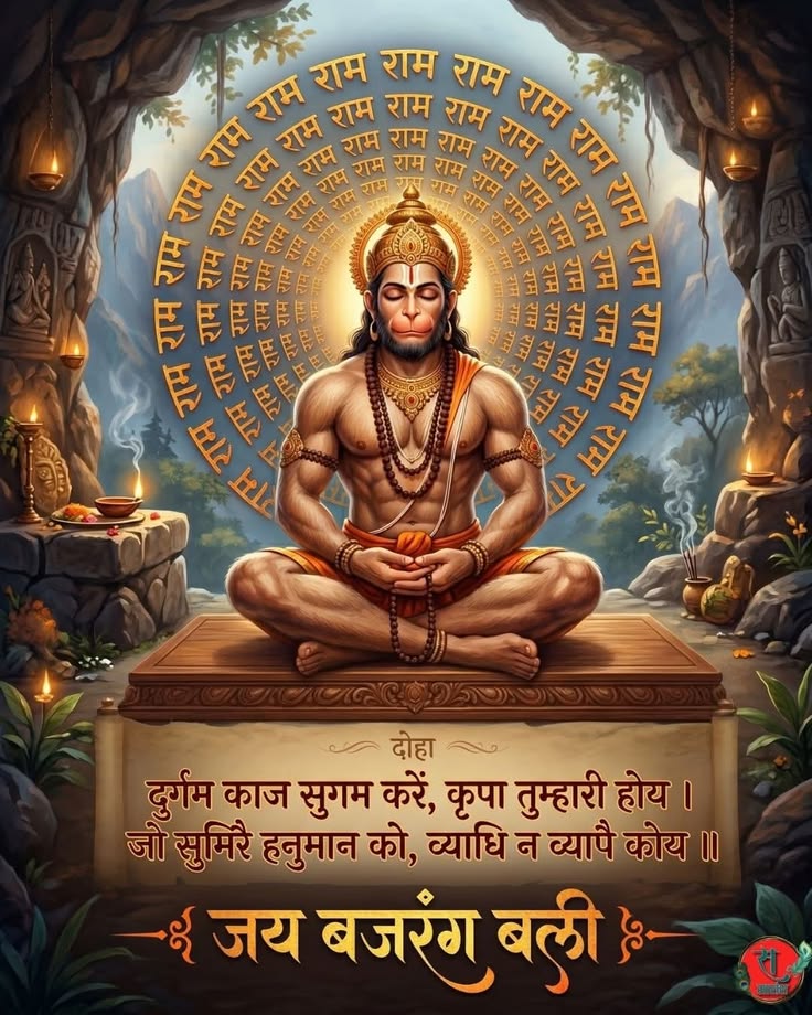 gambhirsin24472's tweet photo. दोहा दुर्गम काज सुगम करें, कृपा तुम्हारी होय । जो सुमिरै हनुमान को, व्याधि न व्यापै कोय ।।
#_May your morning also be filled with brightness, peace, and new hopes.
#Good morning. 🚩 https://t.co/pJ3QXCziZU
