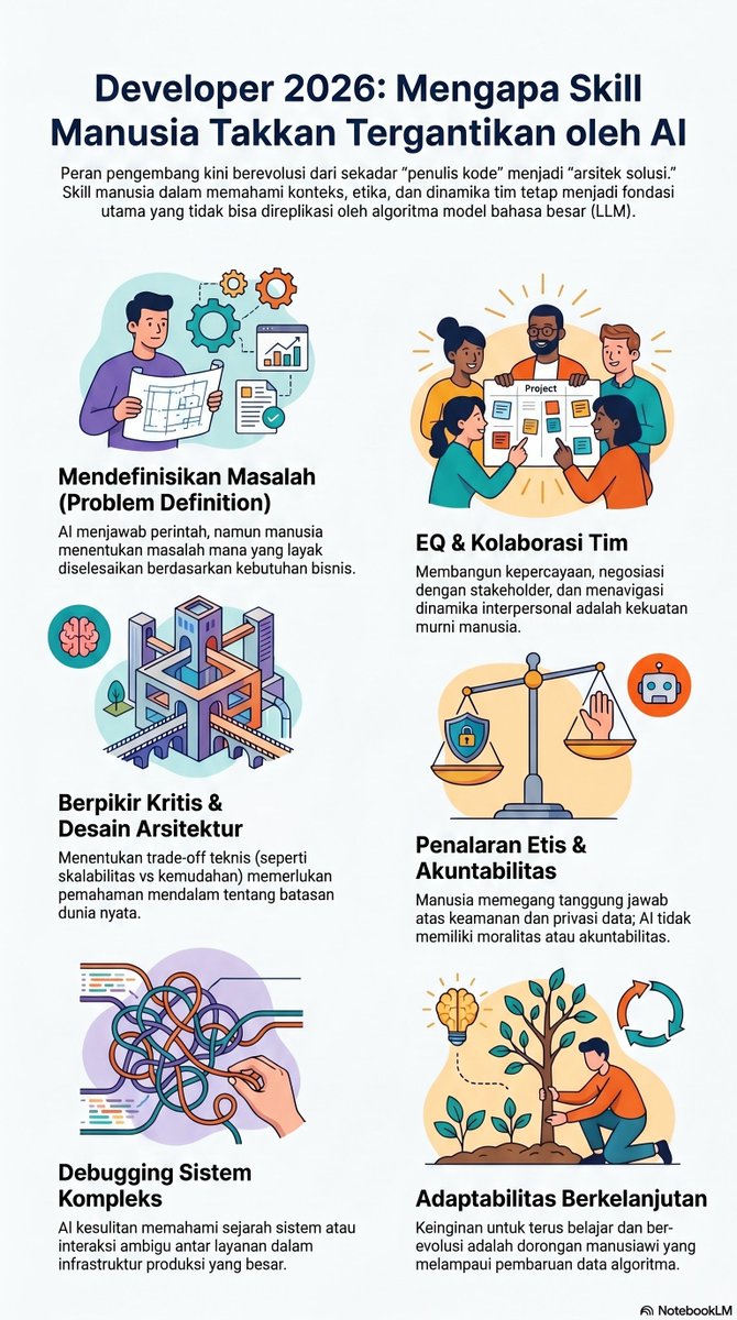 budmul's tweet photo. Ada beberapa peran manusia yang tak tergantikan oleh AI. https://t.co/gDYUOFqfYP