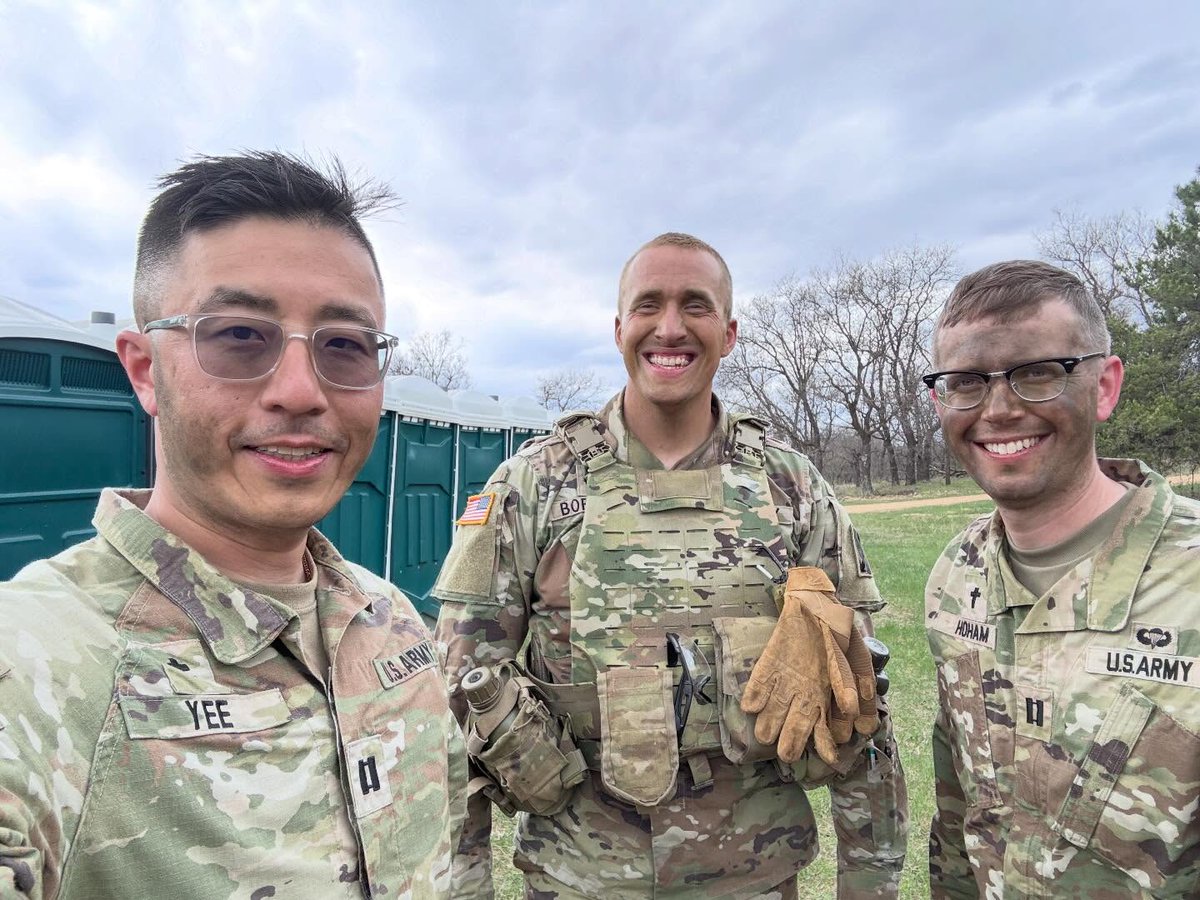 LCMSMAF's tweet photo. LCMS Army Reserve Chaplain Travis Yee was recently training at Fort McCoy, Wisconsin. Chaplain Yee is a full time pastor at Immanuel Lutheran Church, in Whitestone, New York. We give thanks for our congregations that support their pastors who serve both a parish and in the military.