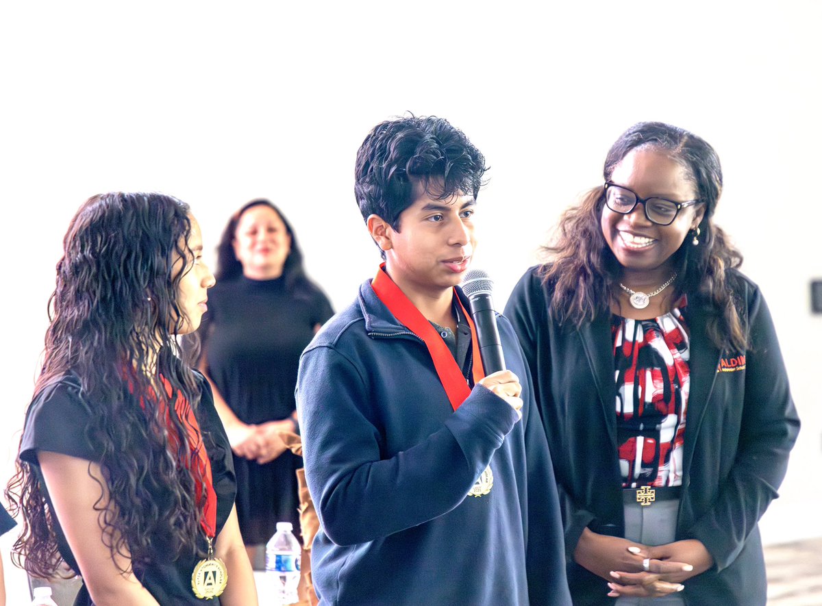 drgoffney's tweet photo. What a moment! Celebrating the top 110 students in Aldine ISD — the top 10 students from each of our 11 high schools.

Every single student is graduating and heading to a college or university — some right here in Houston, others across the great state of Texas, and many across the country.

I could not be more proud of these students and all they have accomplished. Their future is bright, and this is only the beginning of the incredible impact they will make in the world.

Congratulations to all 110 scholars — your Aldine family is cheering you on every step of the way!