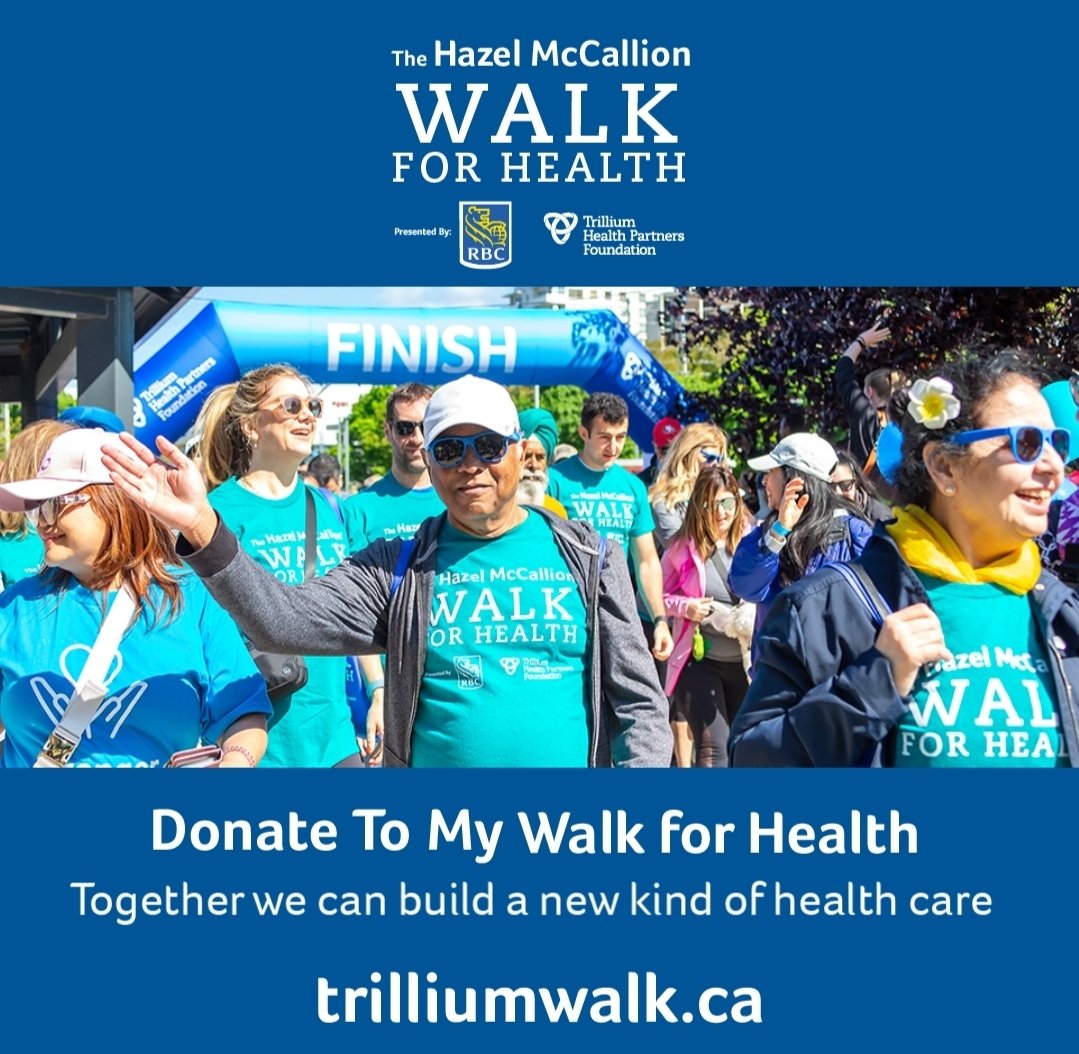 DominiqueDS's tweet photo. Hi! 👋🏼 I'm participating in Trillium Health Partners’ 5th annual Hazel McCallion Walk for Health on June 7. All proceeds will help build Canada’s largest hospital and the future home of The Peter Gilgan Mississauga Hospital.
Thank you for your support. 
https://t.co/fKR6pqvUug https://t.co/Juc9g7QFmX