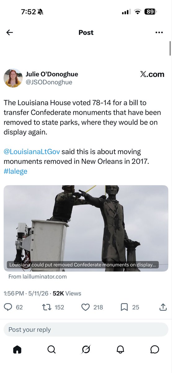Jcchapot's tweet photo. @4VertsOnCFB25 @mikegolicjr Louisiana today fyi https://t.co/Nlha1fxhOm