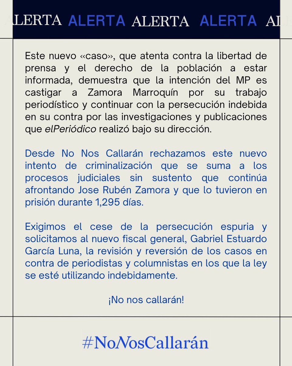 #NoNosCallarán tweet media