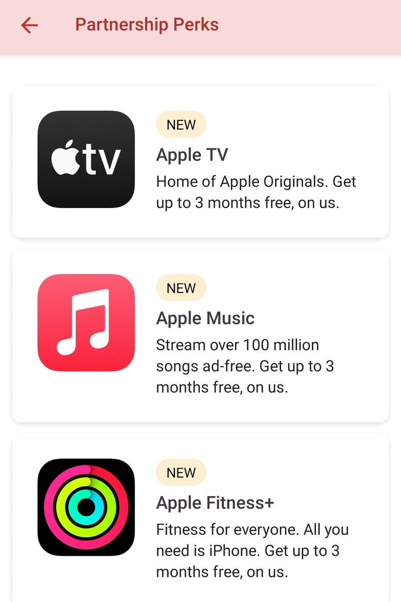 kayrh11's tweet photo. Folks in Canada, there is a 3 month free Apple Music trial on the PC Optimum app. If you are like me and had a free trial for the comeback which is now expiring, this is an option! https://t.co/w4sMI4Xvts