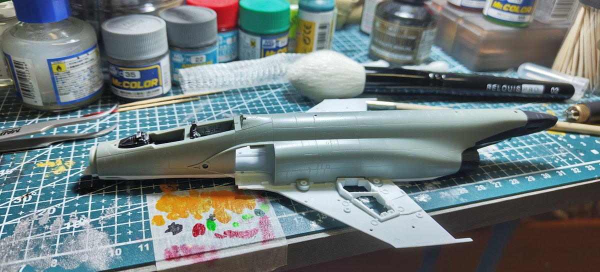 olddeathskull's tweet photo. 新しいプロジェクトが始まりました！
USAF F-4J Phantom II 1/72 Academy
#plamo #aircraft #scalemodel #プラモデル #せんとき https://t.co/Nyf4RNKLyx