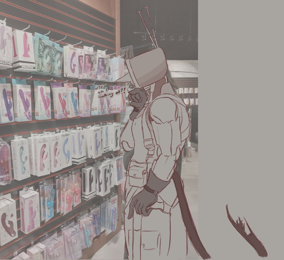 BerryeButter's tweet photo. Pistol: @Skelecat95 

Dart, what the fuck are u doing https://t.co/sQT8sg0XyN