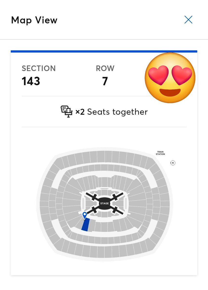 ilove_jhope_bts's tweet photo. #티켓양도 #뉴저지 #tickets #MetLifeStadium #NY #NewJersey #EastRutherford #arirang_bts 

#RT plz

뉴욕 뉴저지 East Rutherford 
8월 2일 1층 143구역 7번째 줄 2자리 연석 원가 양도합니다

각각 773.63 $ 입니다

제가 직접 양도하는 거라, 믿고 양도 받으셔도 됩���다. 사기 아닙니다ㅋㅋ https://t.co/5kdVyVM9JC