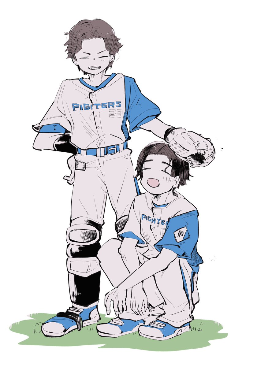 とらいさん色々 最後のははじめてかいた野球の絵(気づけば2年近く前)