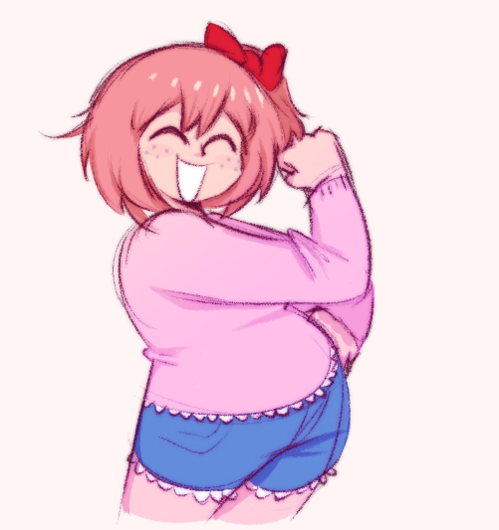 The_Gooblintwt's tweet photo. Happy birthday Sayori #ddlc https://t.co/XA8C5unQmm