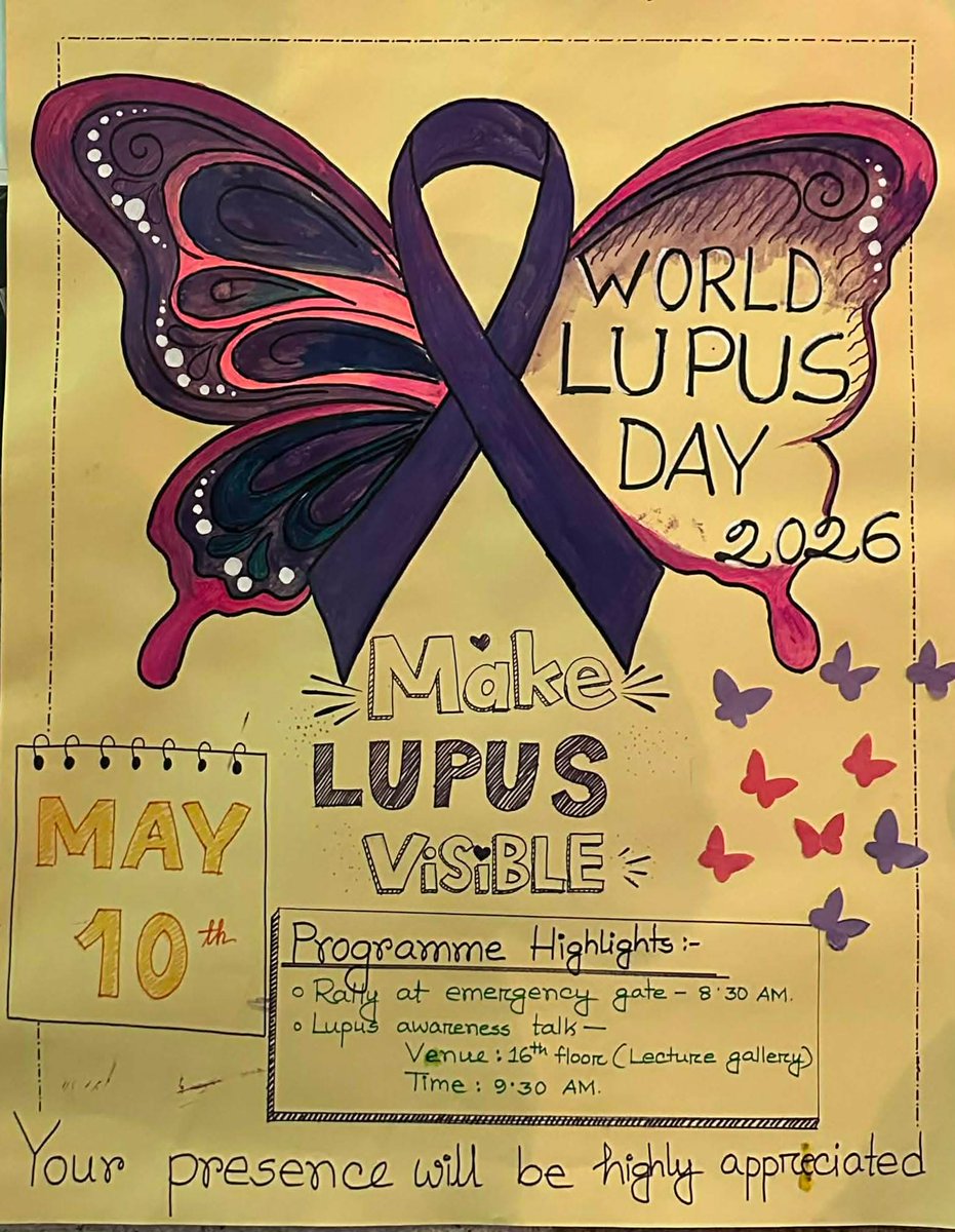 LupusBangla's tweet photo. #WorldLupusDay #MakeLupusVisible https://t.co/jSs84D94Rw