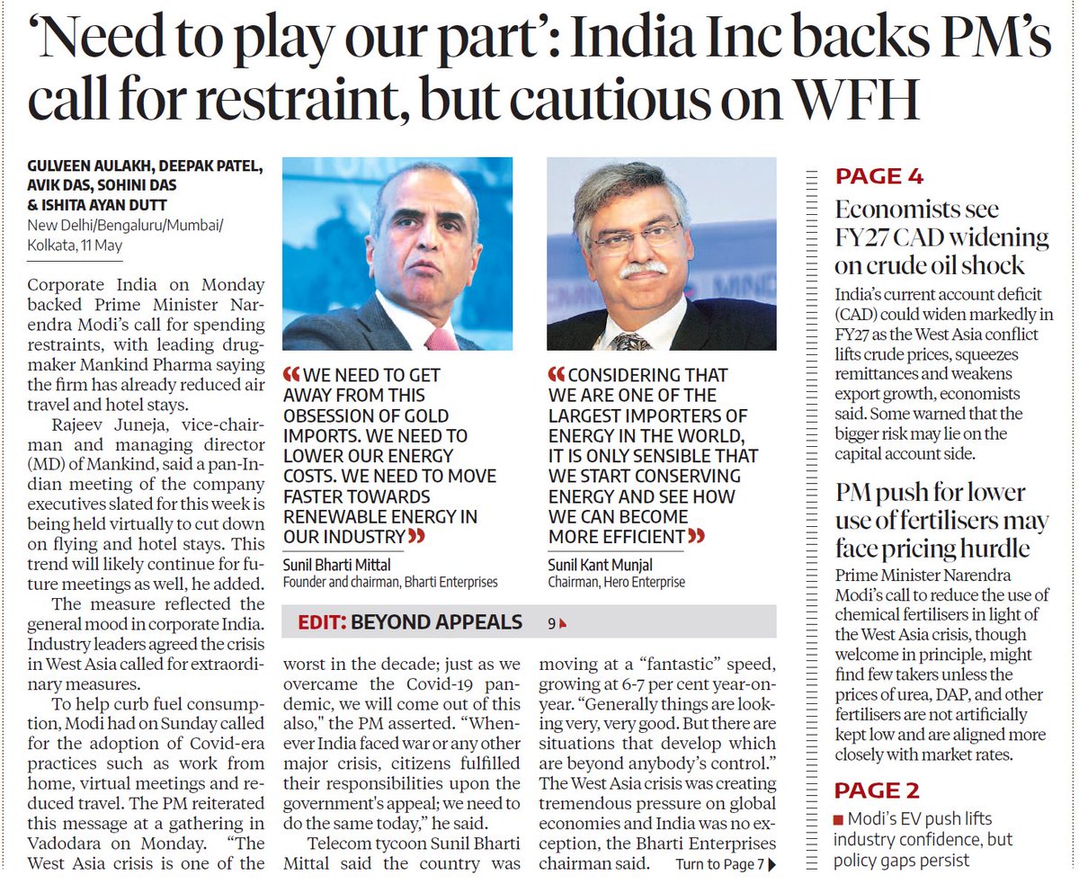 People criticizing PM should do basic maths. War is costing us $ 5bn a month.
1. 3% saving on crude= 5bn = 1 mth
2. 25% saving on foreign holidays = 10 bn= 2 mths
3. 15% saving on Gold = 10 bn= 2 mths
We can delay demand destructive price hikes by 5 months by taking his advice.