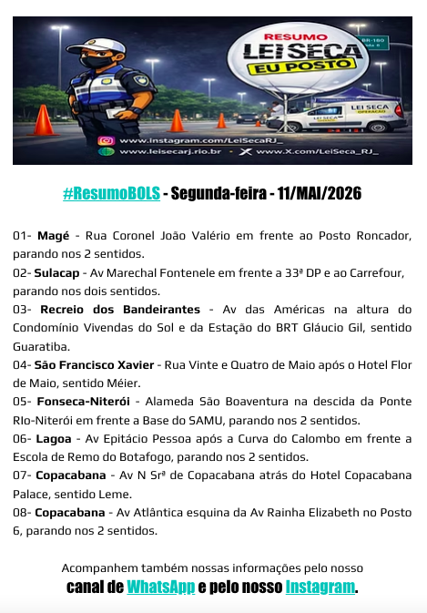 Se Liga no Trânsito RJ tweet media