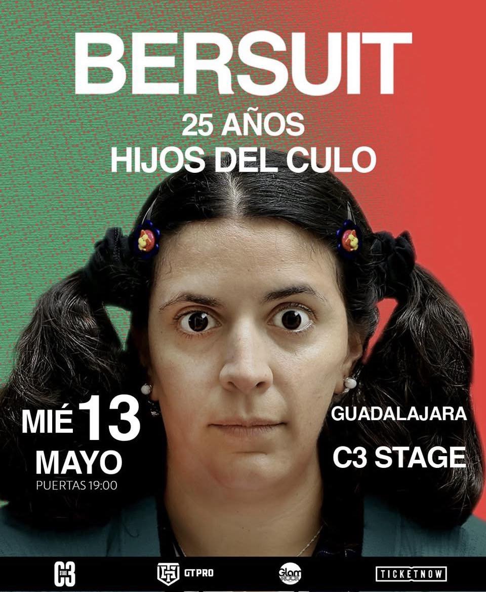 RocksuiteMx's tweet photo. La mítica banda argentina @BersuitOficial regresa al @C3Mexico para armar el quilombo más grande de la ciudad. Prepárate para una noche de fiesta, baile y conciencia social con todos los clásicos que ya son parte de nuestra historia.

-13 de Mayo
-Boletos en: @TicketNowMexico https://t.co/ag6AZVKSDt