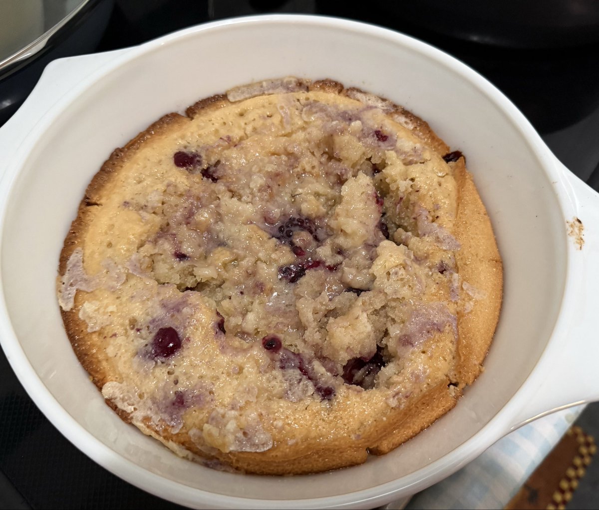 OrphanZeus's tweet photo. We picked blackberries at our farm and made blackberry cobbler! 🥧 #cobbler
 #blackberry #summer #ブラックベリー #コブラー #農場 #ベーキング https://t.co/qPTD6GkaRO
