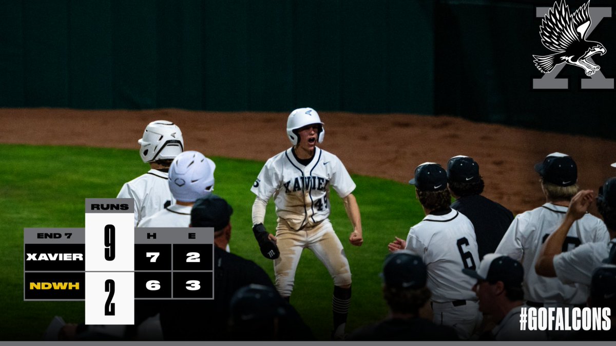 athleticsXHS's tweet photo. Baseball with a big bounce back!! After a tough outing Sunday, the boys pressed the reset button. Knowing they needed a win to keep hope alive for the conference tournament, the team responded with a big win! They are scheduled to play again Wednesday at Hand.
#ThisisXavier https://t.co/ZiDnmoo20C
