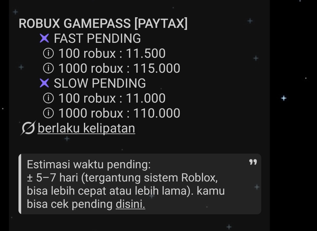 jieltma's tweet photo. hii all, aku udah open robux dan apps prem nya. Boleh langsung kontak di wa/tele yang lebih fast respon https://t.co/vwcqFgNOn4