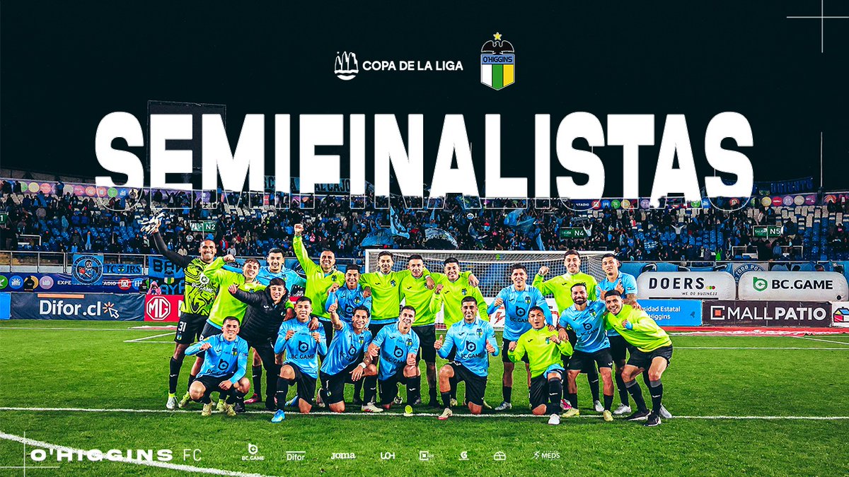 OHigginsoficial's tweet photo. 🙌🏻 ¡𝐒𝐎𝐌𝐎𝐒 𝐒𝐄𝐌𝐈𝐅𝐈𝐍𝐀𝐋𝐈𝐒𝐓𝐀𝐒 𝐃𝐄 𝐋𝐀 𝐂𝐎𝐏𝐀 𝐃𝐄 𝐋𝐀 𝐋𝐈𝐆𝐀! 🇧🇼

Finalizada la Quinta Fecha del nuevo torneo chileno, O’Higgins se convierte en el primer semifinalista ¡Vamos Celestes! ¡Todos juntos para adelante!💪🏻

#VamosLaCeleste 🇧🇼 https://t.co/PVHK3d5AjZ