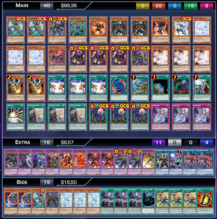 This deck is crazy, man, playing midrange is the way to go. You don't need an absurd combo to win. I'm still testing and adapting it to be as less brick as possible, but 2 Malicious still good. I think you still need to use them to have more push, but I swear this deck is good if