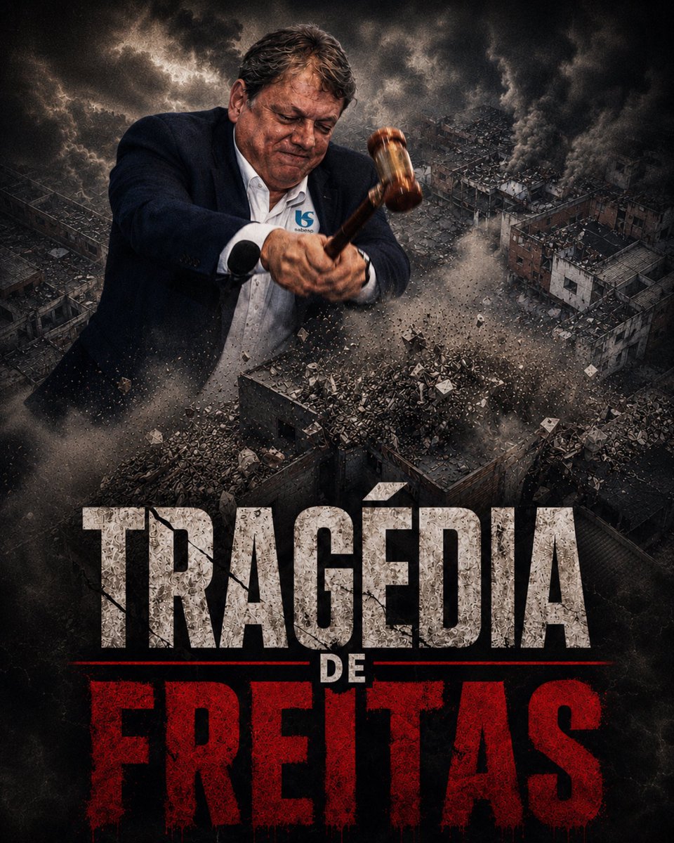 🚨 ATENÇÃO! O QUE ACONTECEU HOJE FOI UMA TRAGÉDIA ANUNCIADA.

Tag da noite:
TRAGÉDIA DE FREITAS

E tem responsável: Tarcísio de Freitas. A Sabesp privatizada ignorou alertas, colocou vidas em risco e o resultado foi devastador: dezenas de famílias afetadas, vários feridos e uma