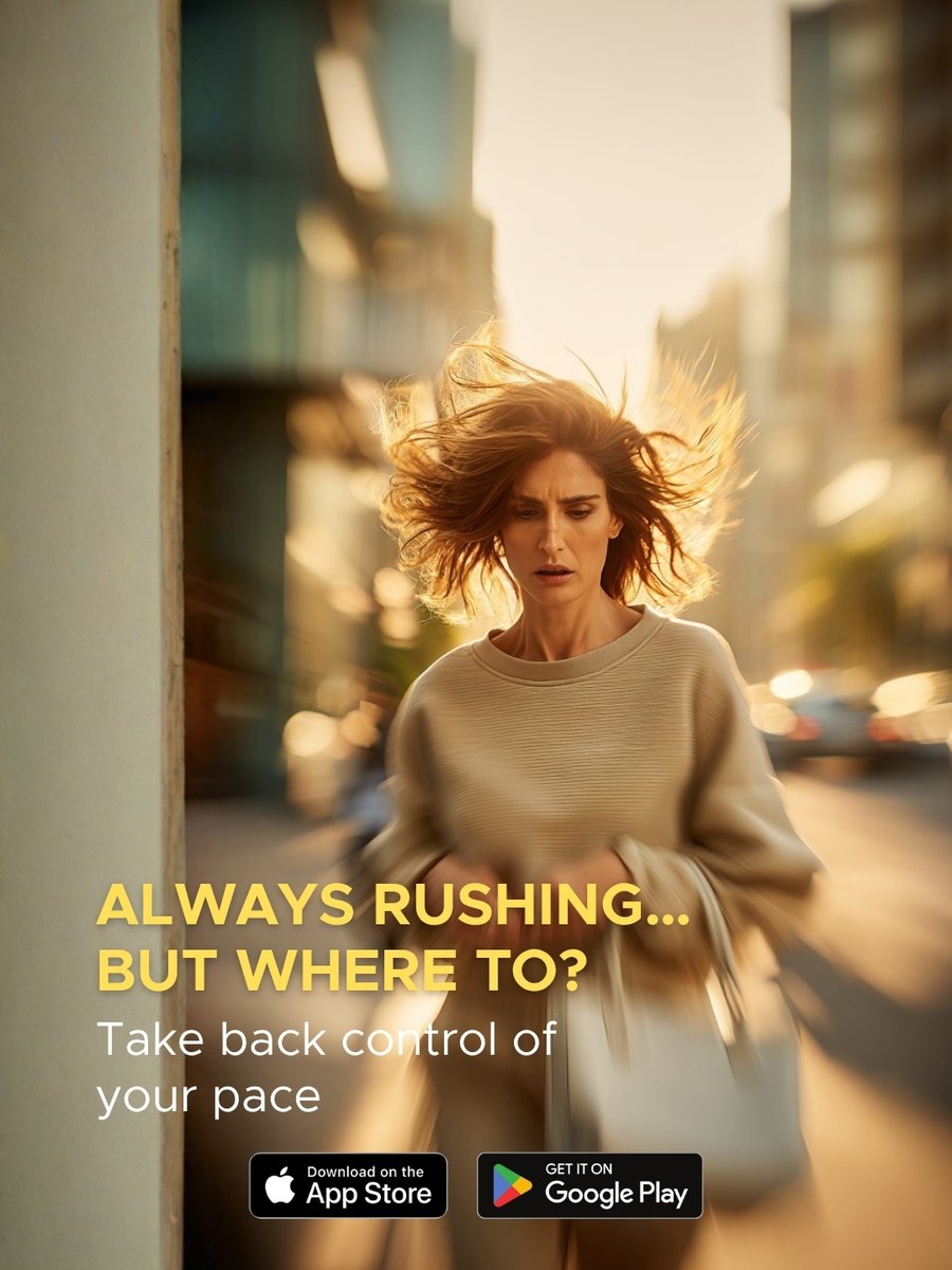 U4riaApp's tweet photo. You’re moving fast… but is it meaningful?

Slow down enough to choose your direction.

#SlowLivingMovement #IntentionalLife #MindfulChoices #SoftLifeEra #StopRushing #LifeDirection #SelfAwarenessJourney #CalmEnergy #LiveWithPurpose #InnerPeaceFirst https://t.co/1j8riLXgnI