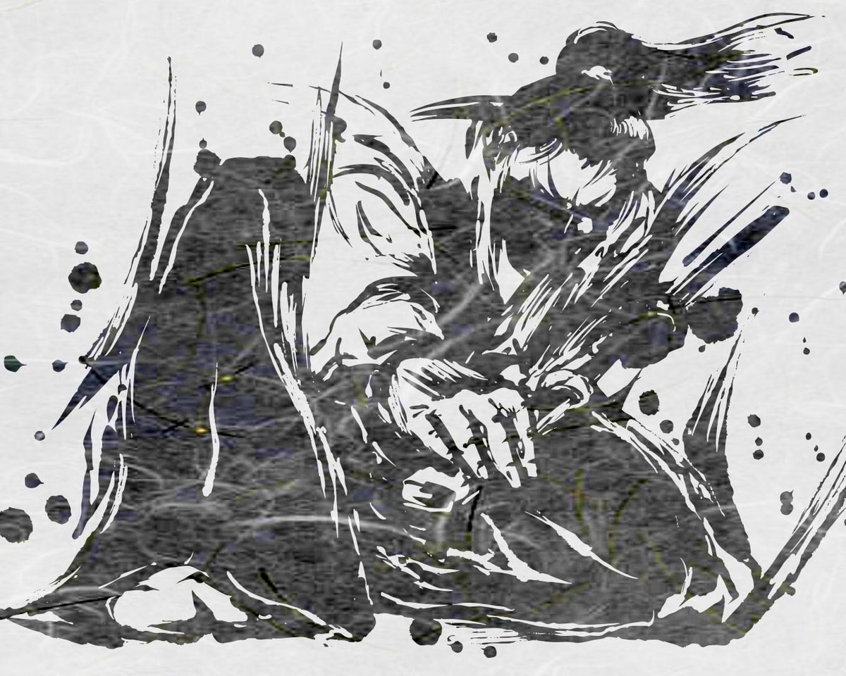 SUZUKI/Ink and Pixel: Sumi-e in the Digital Age (@trava_sumi