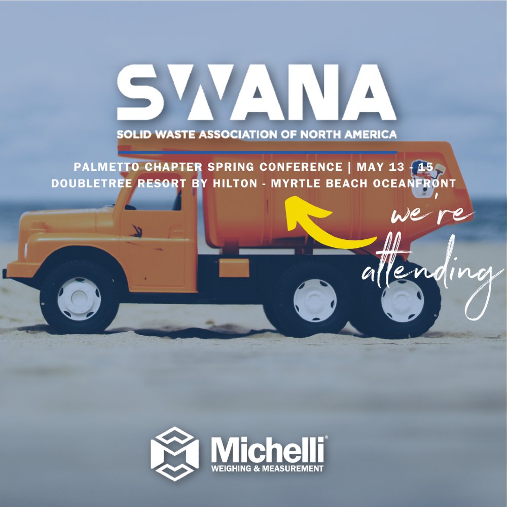 Michelli_WM's tweet photo. We are heading to the SC SWANA Spring Conference.

Myrtle Beach, SC
May 13 to 15

Stop by and see how Michelli supports waste and recycling operations with precision measurement solutions.

#SWANA #YourPrecisionPartners https://t.co/dg7KTHU9MB