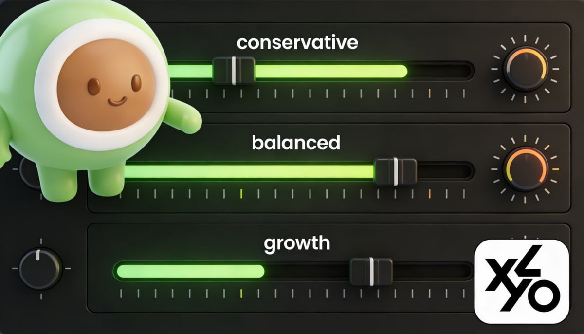 XYLORWA's tweet photo. 🎚 Your Risk, Your Choice

🛡 Conservative: Stability first
⚖️ Balanced: Best of both
📈 Growth: Higher potential

MOCHI matches YOUR risk appetite.

One size fits all? Never.

#MOCHI #RiskManagement #Personalized https://t.co/8rkY32UD0L