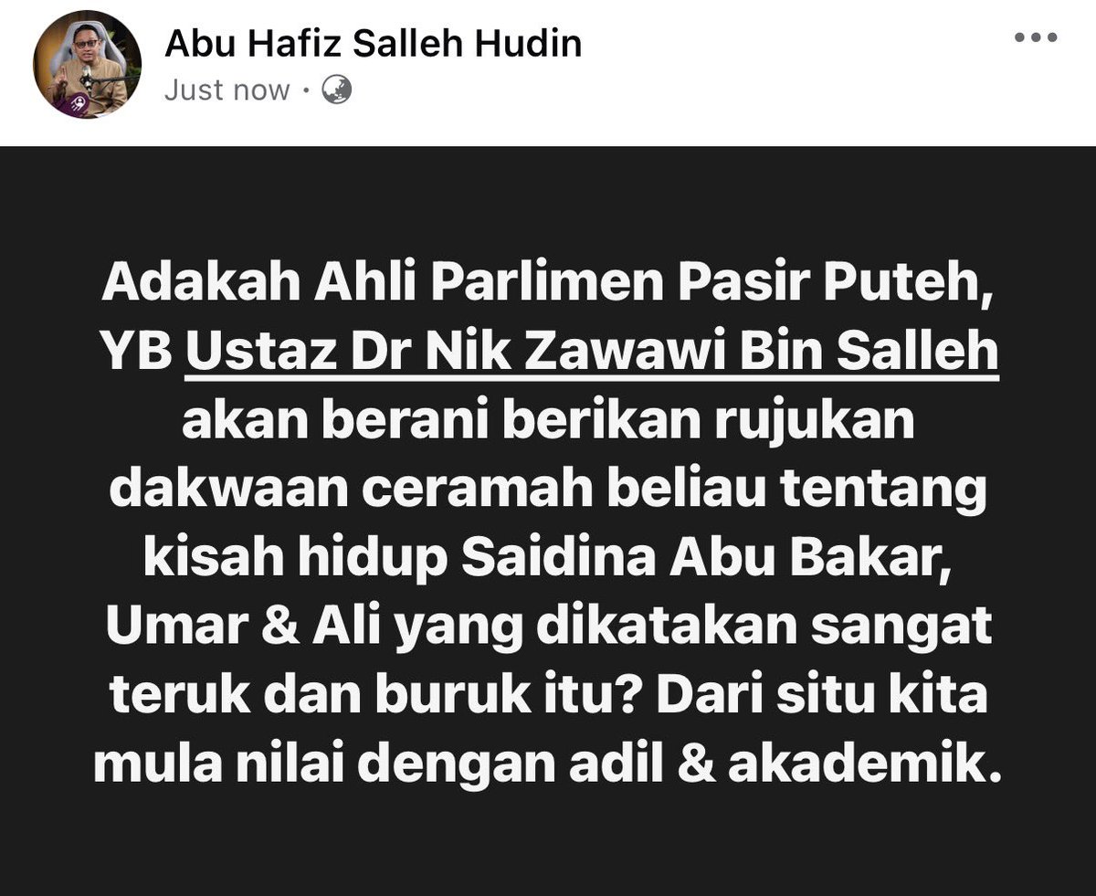 Dr. Abu Hafiz SH tweet media